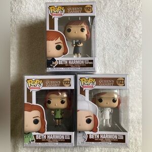 Queens Gambit Beth Harmon Funko Pop Set